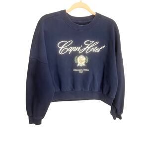 Abercrombie Destination Crewneck Sweatshirt Abercrombie & Fitch Sz L Preppy